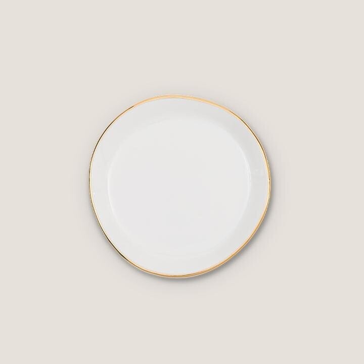 Good Morning plate Small URBAN NATURE, Couleur: Blanche