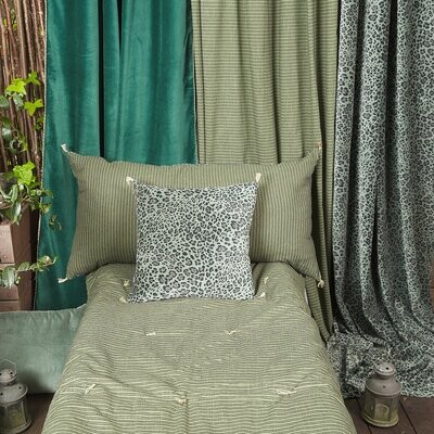 Coussin Safari Velours 45x45 INDIAN SONG
