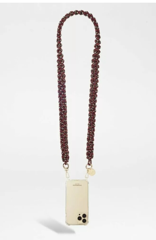 Lanière Sangle James bleu, beige, rouge LA COQUE FRANCAISE