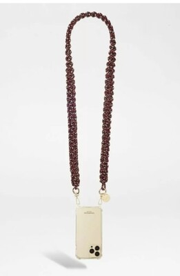 Lanière Sangle James bleu, beige, rouge LA COQUE FRANCAISE Lanière Sangle James bleu, beige, rouge LA COQUE FRANCAISE