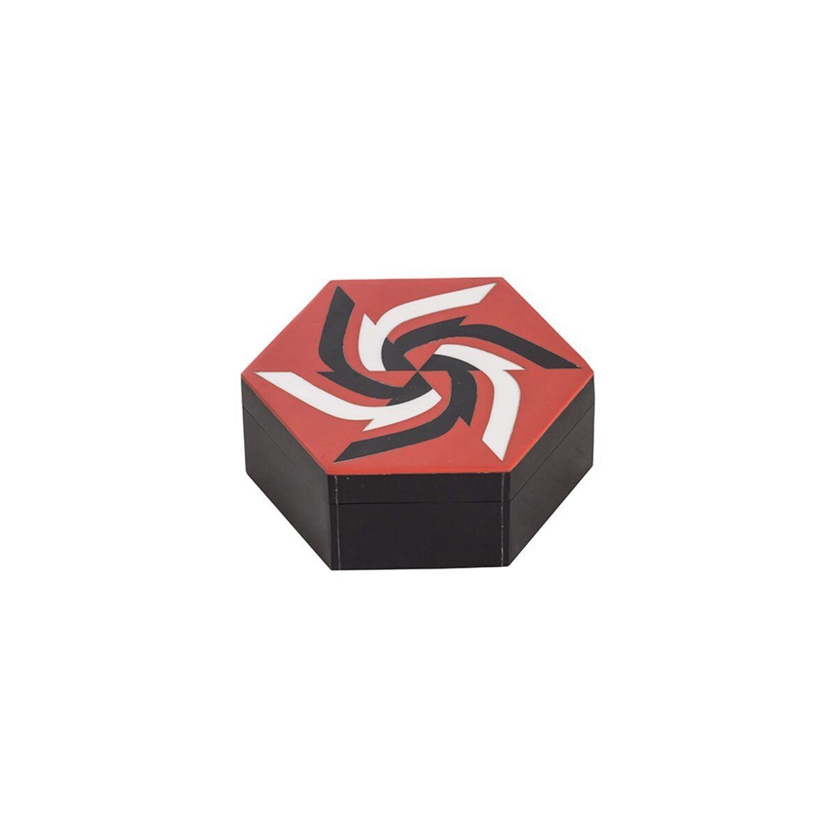 Boîte Boomerang Hexagonal ASIATIDES, Couleur: Rouge