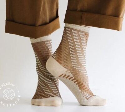 Chaussette Azulejos Beige ST EUSTACHE