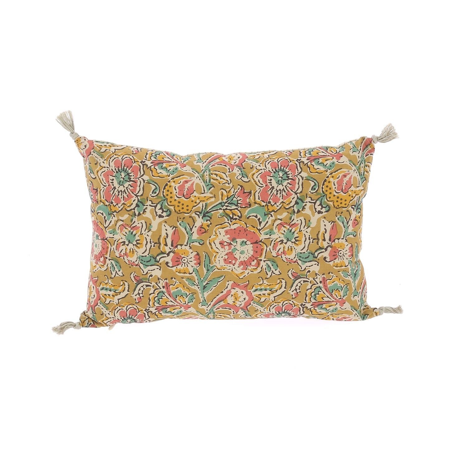 Coussin BAGRU Tabac 20x30 INDIAN SONG