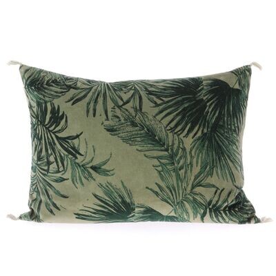 Coussin KERALA Taupe 40x55 INDIAN SONG
