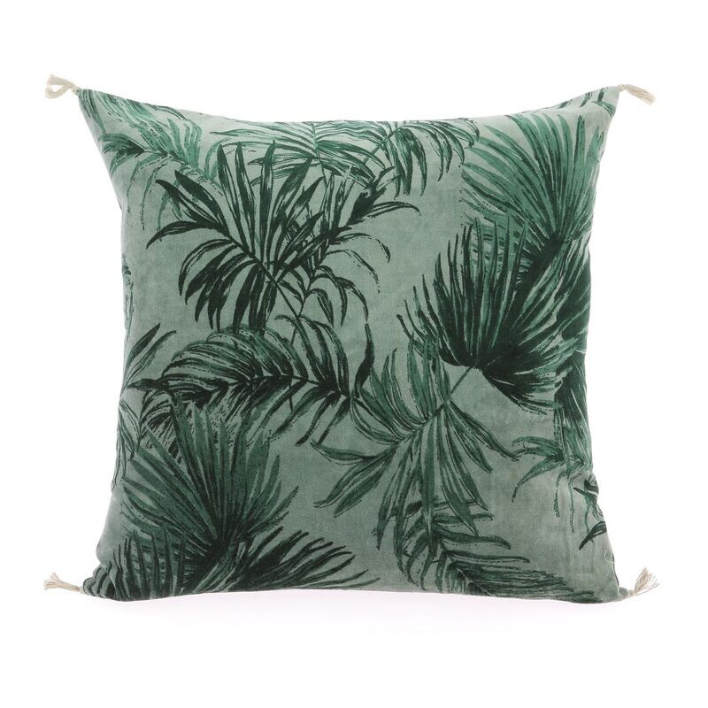 Coussin KERALA Céladon 45x45 INDIAN SONG