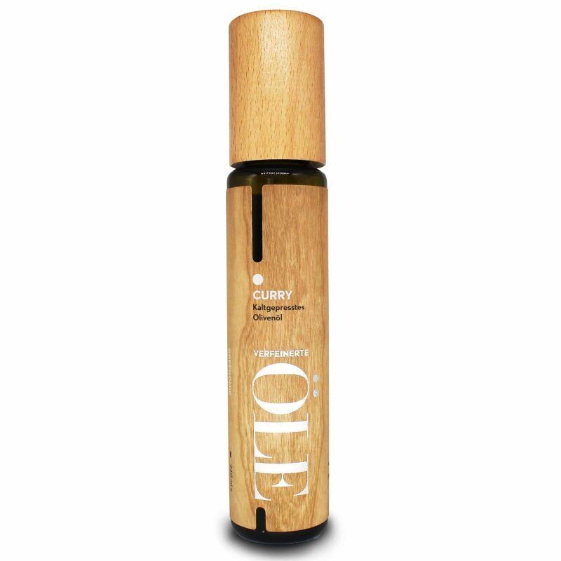 Huile d'olive extra vierge infusée Curry GREENOMIC