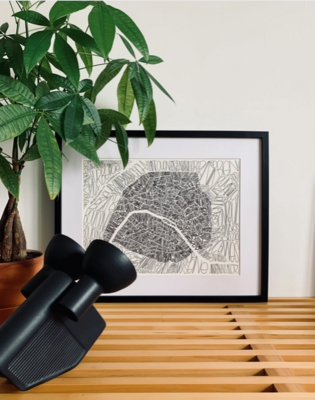 Affiche Paris 50X70 LES PETITS PLANS