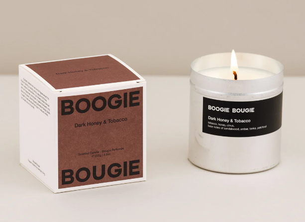 Bougie Miel Noir & Tabac BOOGIE BOUGIE
