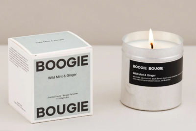 Bougie Menthe Sauvage & Gingembre BOOGIE BOUGIE
