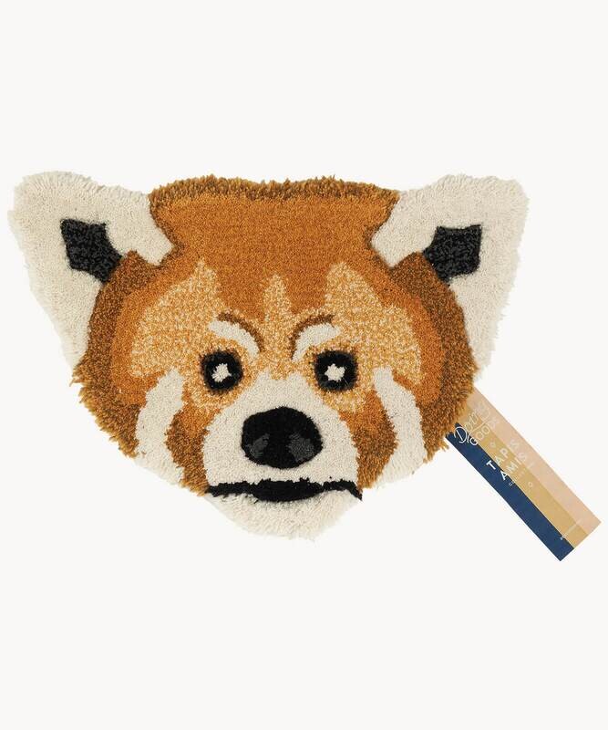 Tapis Tête de Panda Joyeux DOING GOODS