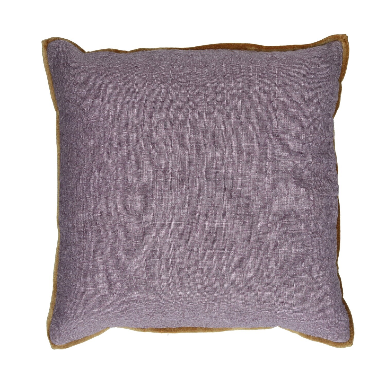 OPPOSITES Coussin Lin/Velours 45x45 POMAX, Couleur: Lavande