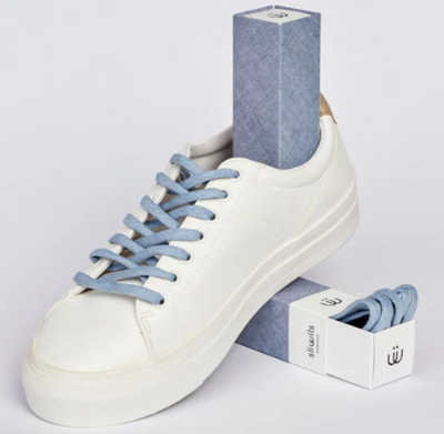 Lacets 120 cm MANHATTAN Bleu Clair SLIWILS Lacets 120 cm MANHATTAN Bleu Clair SLIWILS