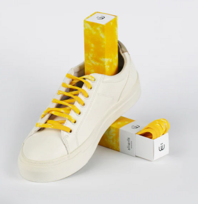 Lacets 120 cm TIE-DYE Jaune SLIWILS Lacets 120 cm TIE-DYE Jaune SLIWILS