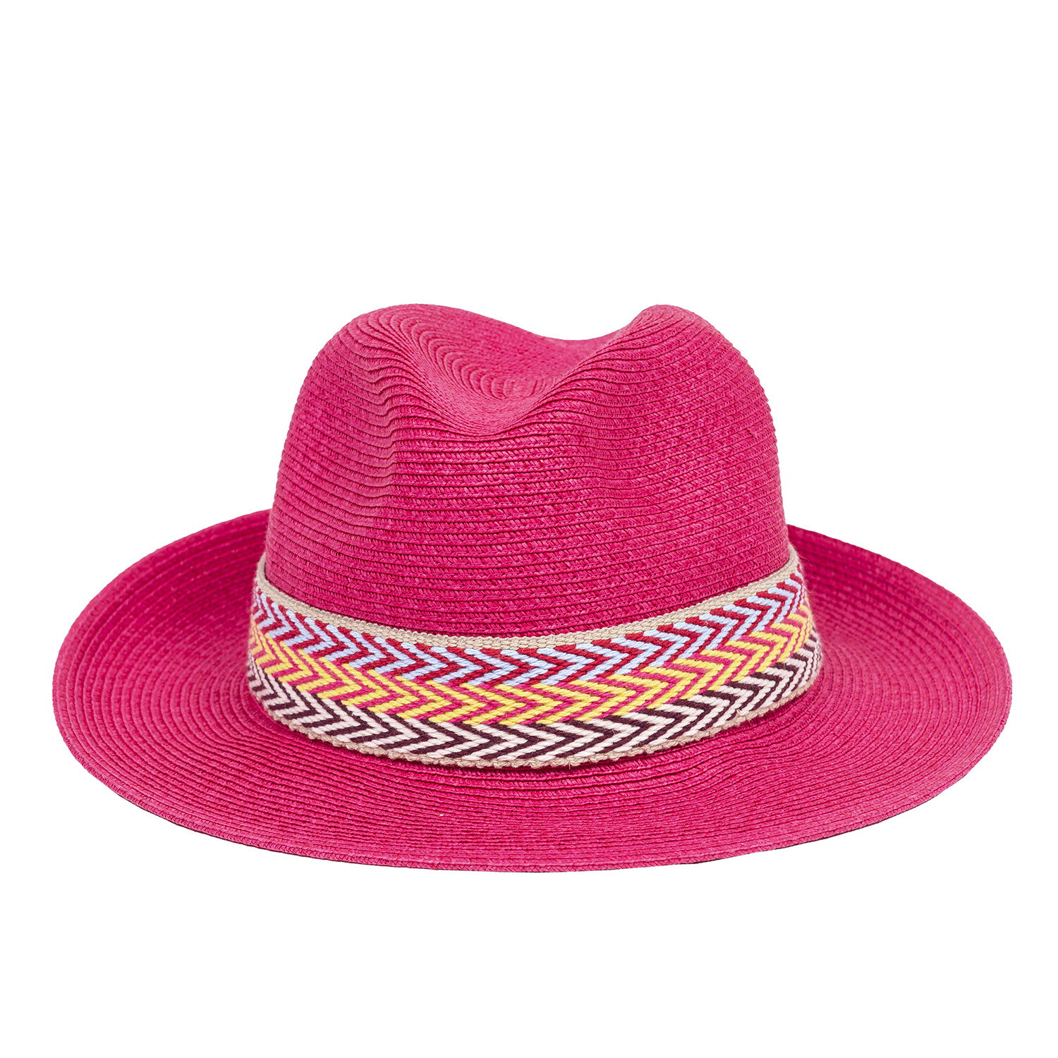 Chapeau Papier Ruban Rose TRAVAUX EN COURS, TAILLE: 54