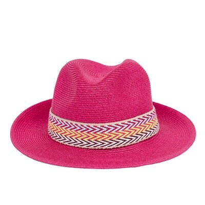 Chapeau Papier Ruban Rose TRAVAUX EN COURS