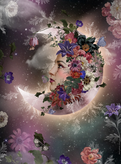 Affiche A3 La Luna VOGLIO BENE