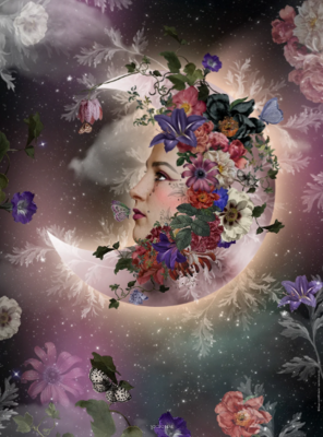 Affiche A3 La Luna VOGLIO BENE
