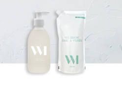 Eco Recharge Gel douche Ylang - Pivoine Bio 580ml WHATMATTERS