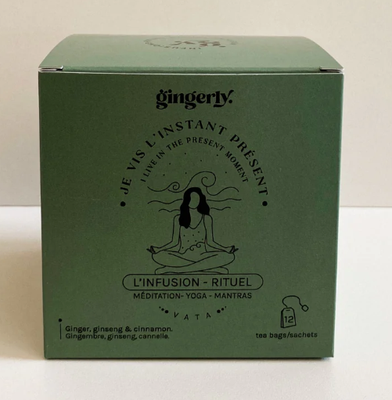 Infusion "Je vis l'instant présent" Sachets GINGERLY