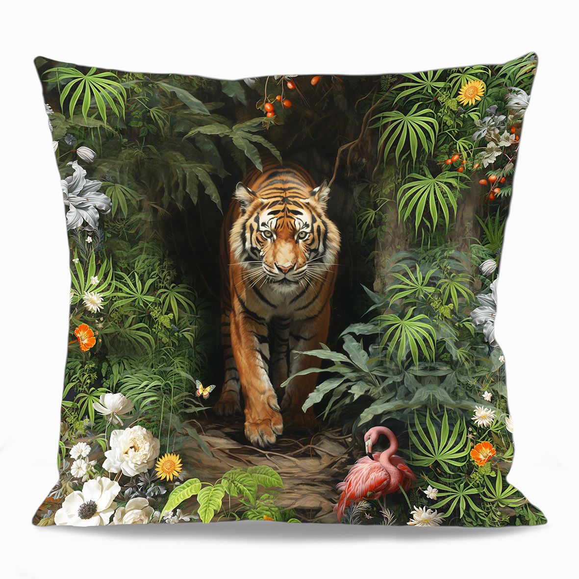 Housse de coussin Tigre LA LIGNE 29 Housse de coussin Tigre LA LIGNE 29, Taille: 40x40