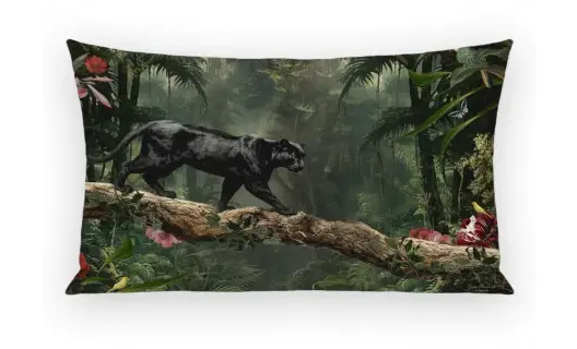Housse de coussin 40x60 Jaguar LA LIGNE 29
