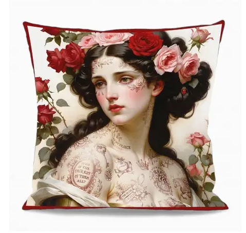 Housse de coussin Blanche Neige LA LIGNE 29