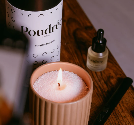 Bougie en Perle de Cire 500g POUDREE PARIS