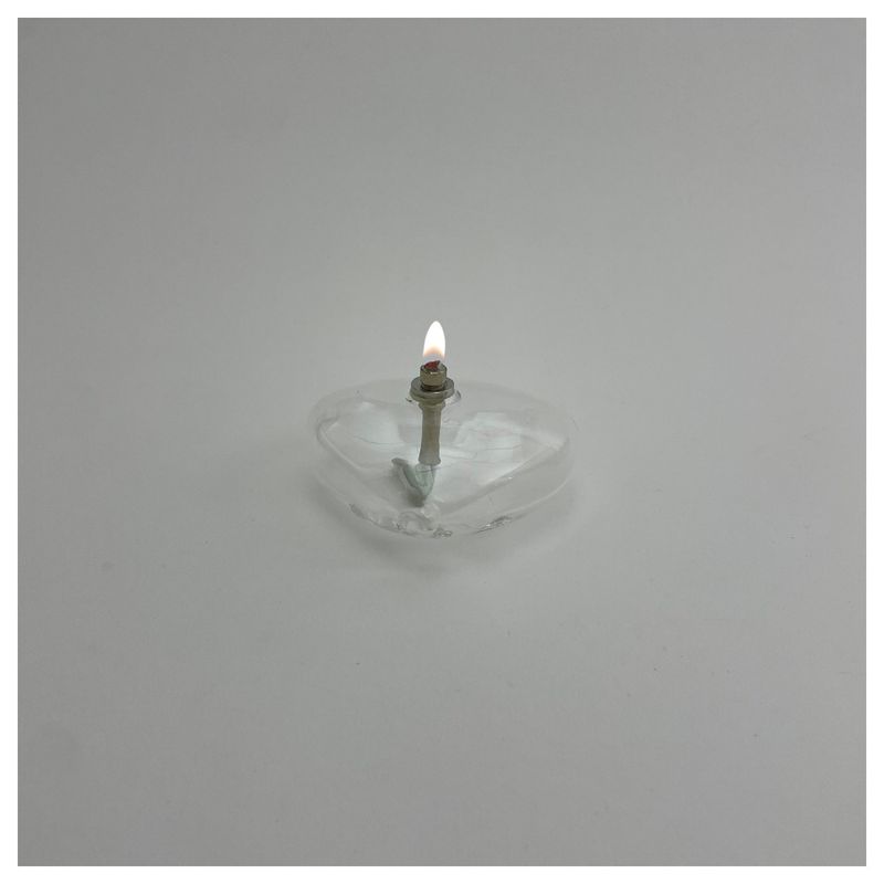 Lampe à huile Cœur S BAZAR DE LUXE