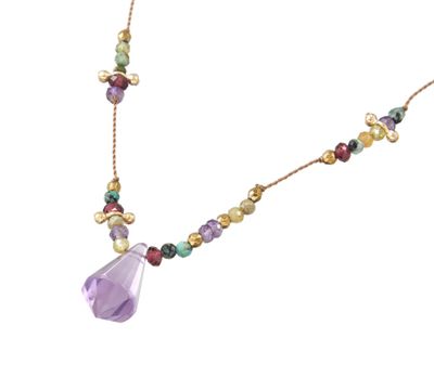 Collier Rainbow Améthyste ROOM SERVICE Collier Rainbow Améthyste ROOM SERVICE