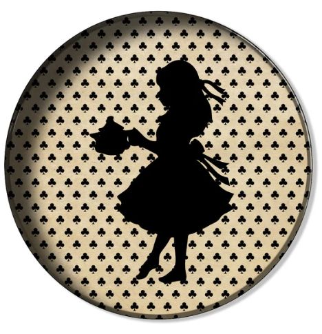 Plateau Rond Alice 04 BLUE SHAKER