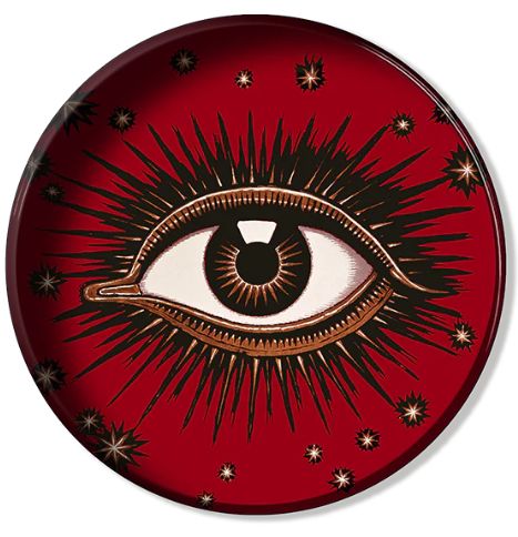 Plateau Rond Red Eye BLUE SHAKER