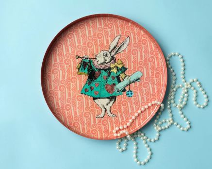 Plateau Rond Alice 08 BLUE SHAKER