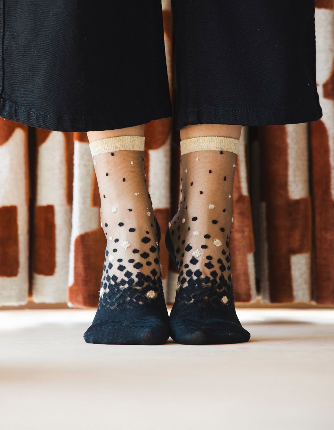 Chaussette Nakameguro Or ST EUSTACHE, Taille: 36/38