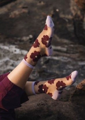 Chaussette Murano Violette ST EUSTACHE