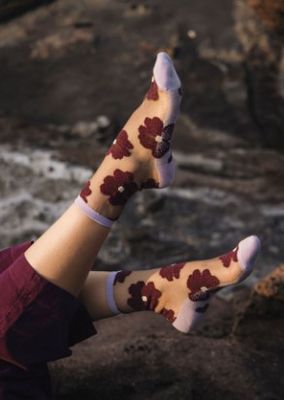 Chaussette Murano Violette ST EUSTACHE Chaussette Murano Violette ST EUSTACHE