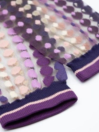 Chaussette Vetrata Violette ST EUSTACHE, Taille: 36/38