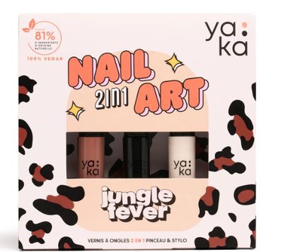 Coffret Vernis 2 en 1 Jungle Fever YAKA Coffret Vernis 2 en 1 Jungle Fever YAKA
