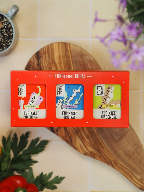 Coffret IKIGAI Alternative au sel - Condiment sésame & algues FURIFURI