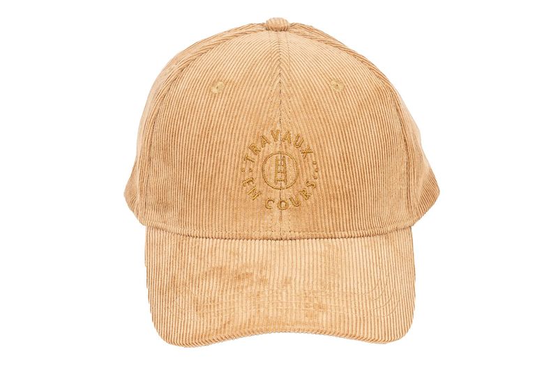 Casquette Velours écoresponsable TRAVAUX EN COURS