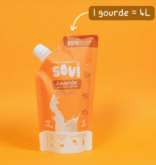 Lait d'Amande Bio à diluer SOVI Lait d'Amande Bio à diluer SOVI