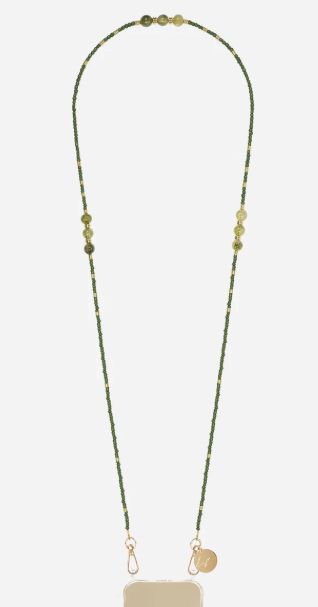 Chaine bijoux Iris Kaki LA COQUE FRANCAISE