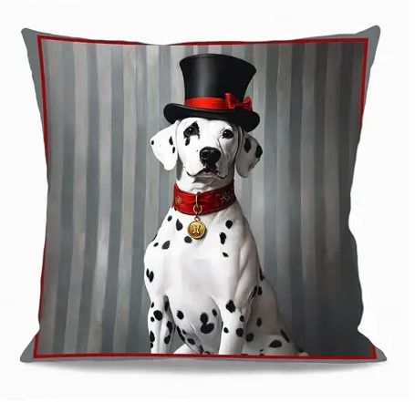 Housse de coussin Dalmatien Collection Intime LA LIGNE 29