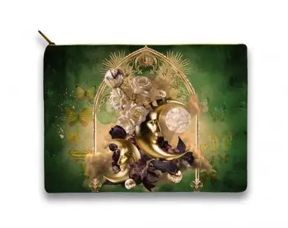 Trousse en velours La Danse Des Lunes LA LIGNE 29 Trousse en velours La Danse Des Lunes LA LIGNE 29