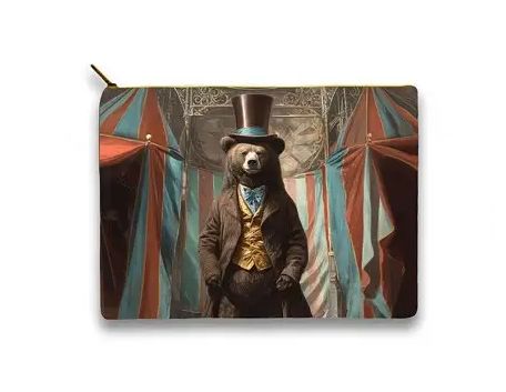 Trousse en velours Bear LA LIGNE 29 Trousse en velours Bear LA LIGNE 29