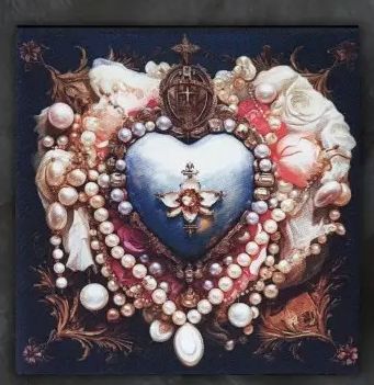 Tableau Notre Dame 20x20 Collection Intime LA LIGNE 29