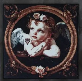 Tableau Angelot 20x20 Collection Intime LA LIGNE 29