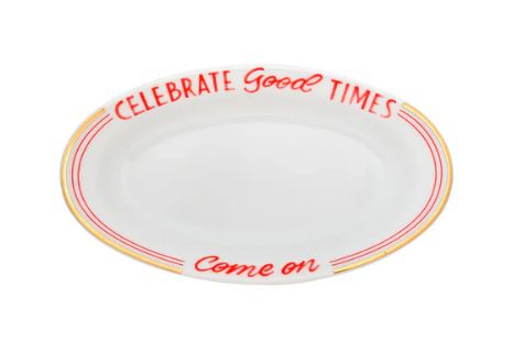 Petit Plat Ovale "Celebrate Good Times" BITOSSI