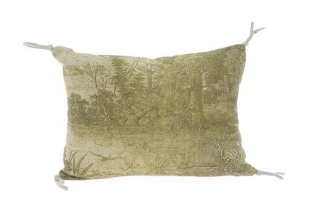 Coussin CAMPAGNE 25X35 EN FIL D'INDIENNE Coussin CAMPAGNE 25X35 EN FIL D'INDIENNE