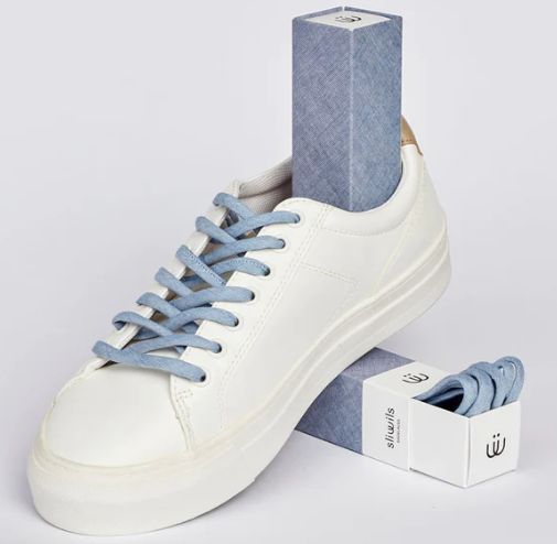 Lacets 120 cm MANHATTAN Bleu Clair SLIWILS