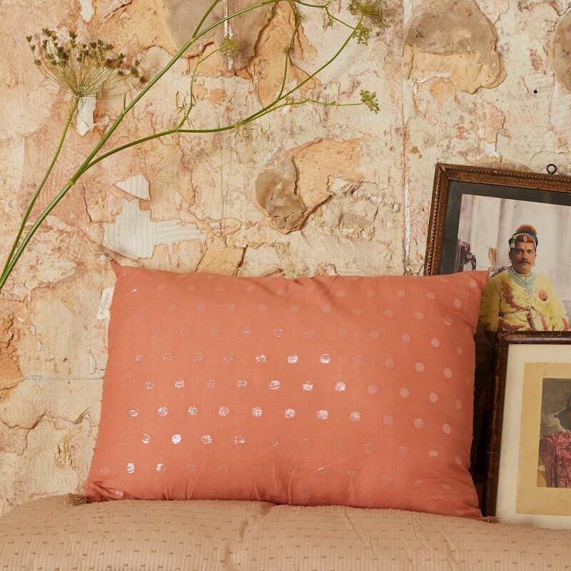Coussin Bindi Terracotta 40x55 INDIAN SONG Coussin Bindi Terracotta 40x55 INDIAN SONG